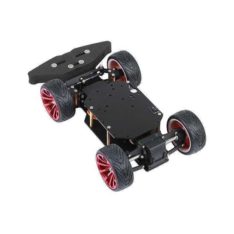 6-12V 4-Wheel Chassis Smart Robot Car with Motor & MG996R Servo for Arduino