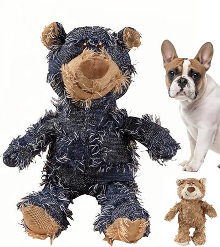 Juguete indestructible robusto oso de peluche para perros