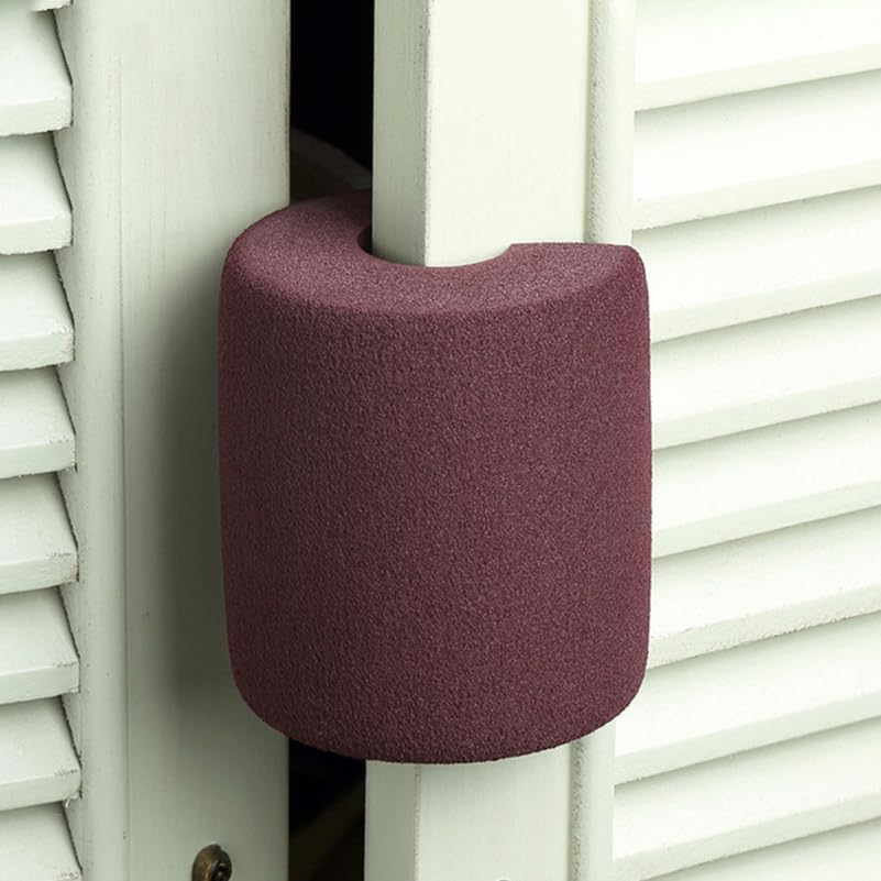 Miniatura 2 de Veemoon 4 tapones para puerta de bebé, protector de pellizco de espuma para dedos, cubierta de bisagra para niños, seguridad para niños, prevención