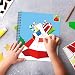 Omgouue 2PCS Christmas Crafts for Kids Ages 4-8 Sticker Paint Books Includes Elf Santa Penguins Snowman and More Designs Gift Party Create 20 Pictures Sticker Sheets are Separate