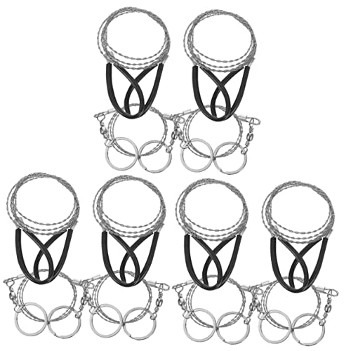 HANABASS 12pcs Lightweight Wire Survival Chainsaw Portable Rope Saws for Emergency Camping Efficient Cutting for Campers Gardeners Flexible Easy to Use