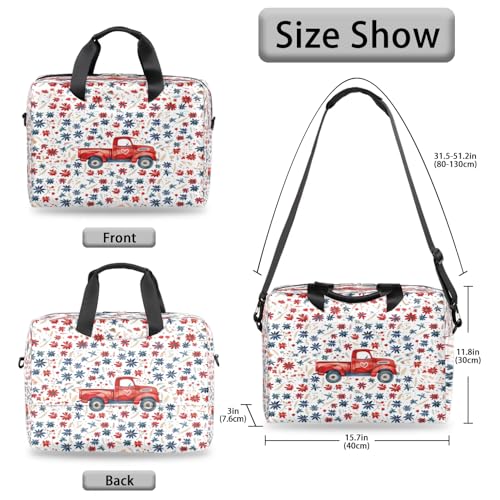 Housse ordinateur portable anti-rayures grand format XL imprimé floral - 5