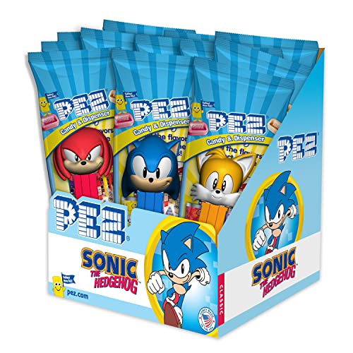 PEZ Sonic The Hedgehog, 0.58-Ounce Assorted Candy Dispensers (Individually Wrapped, Pack of 12) image 2