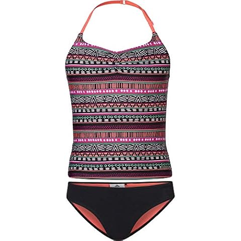 Firefly Kinder Helen Mädchen Tankini, Ethnic Black, 140 Cover