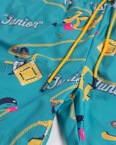 Ken Griffey Jr. Cage Shorts (US, Alpha, Medium, Large, Regular, Regular, Blue)3