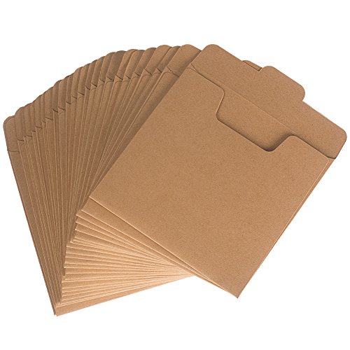 Benail - 50 Sobres de Papel Kraft Cover