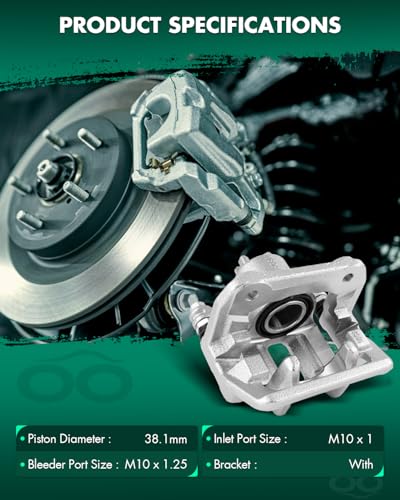 Image of SCITOO Rear Passenger Disc Brake Caliper 19-2910 For Acura For RDX 2007-2012,For Honda For Accord Crosstour 2010-2011,For Honda For CR-V 2005-2011,With Bracket 1PC