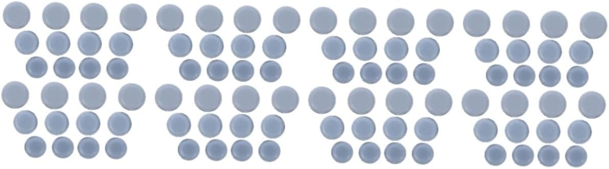 LALAFINA 4sets Screw Chair Glides Durable Nail Furniture Sliders with PTFE Bottom for Easy Movement Hardwood Carpet and Vinyl Floors Floor Protectors for Stools Chairs and Tables 24pcs*4