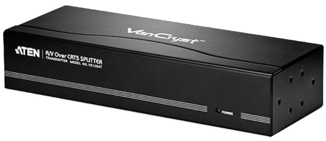 4-Port CAT5 VGA Splitter