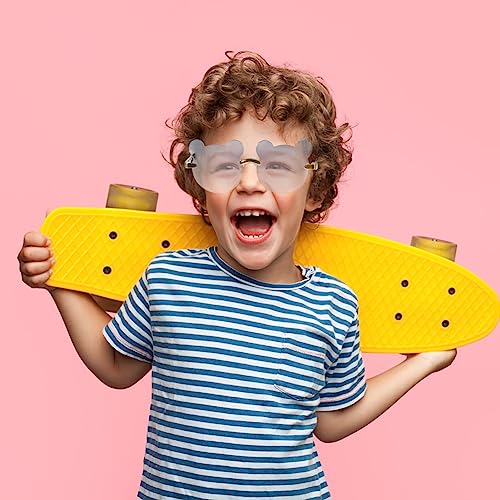 Zerodeko 3 Peças De Óculos De Sol Em Forma De Urso Óculos De Sol Engraçados Para Crianças Óculos De