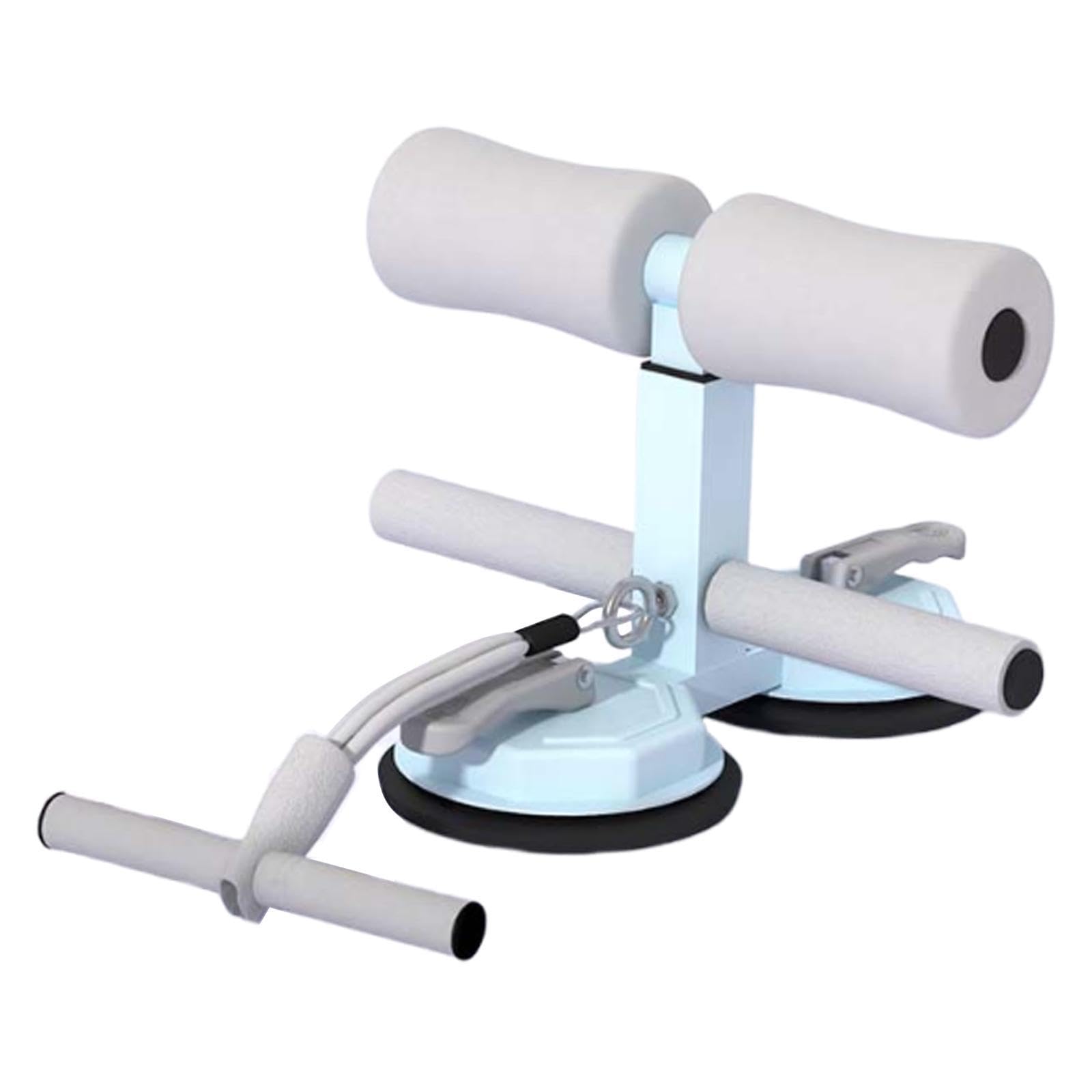 SAZ DEKOR Sit up Bar Exercise Stand Adjustable Sit up Floor Holder for Gym Office Home Blue-picture-10