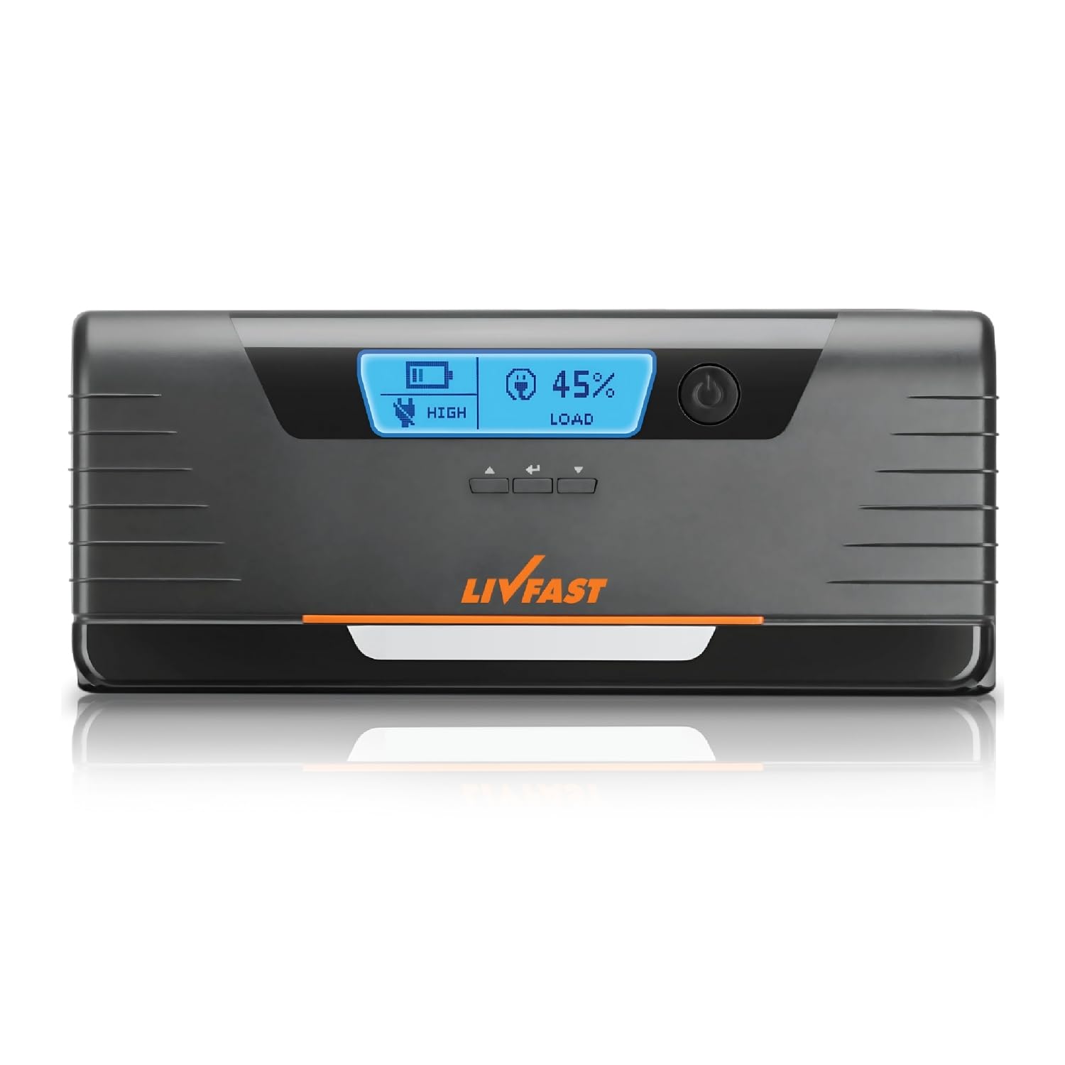 Livfast Blaze Flash Pure Sinewave 900VA/12V Inverter with Multi Function LCD Display and Power-Cut Predictor | 3 Years Onsite Brand Warranty | Ideal for Inverter for Home, Office & Shops-image-20