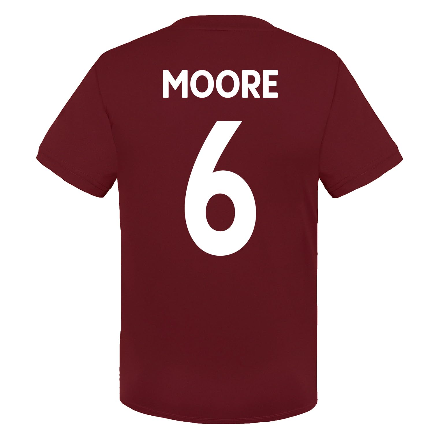 West Ham United Boys Claret Moore Fc Moore 6 Poly T-Shirt Claret 10-11 Years
