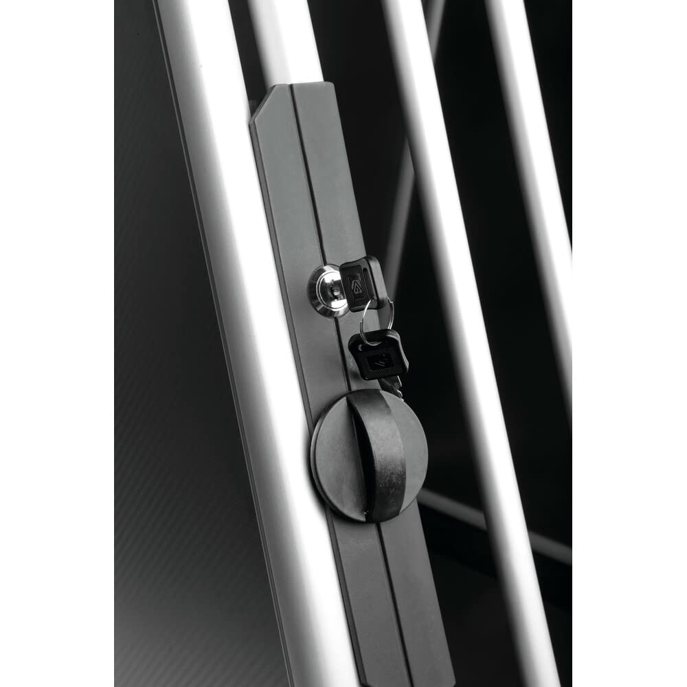 Lampa 60506 Premium, trasportino in Lega di Alluminio, specifico per Il Trasporto di Animali in Auto - Type 6-55 x 77 x H 60 cm