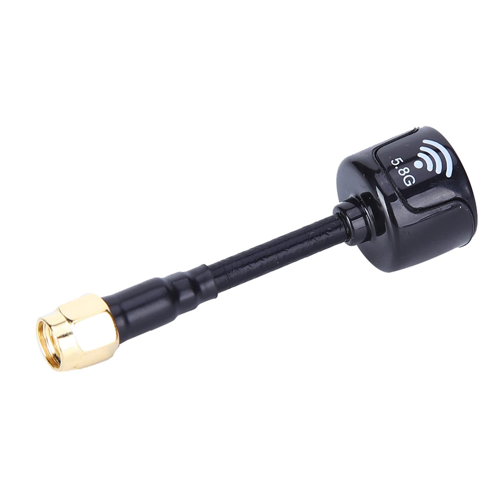 AYNEFY Model Toys Model Airplane Accessories, Antenna Easy to Install for Strong Drone 5.8Ghz 3Dbi Antishock High Gain Model Toys (RP-SMA Inner Hole), Black, AYNEFYowptz1k2g6-11