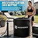 Recoverex Cold Plunge Tub, 88 Gallon, 0.8 Horsepower – Heavy-Duty Ice Bath Tub for Athletes, Portable Cold Plunge Chiller with Water Treatment Kit, Immersion Therapy, WiFi Control, Backpack & Wheels