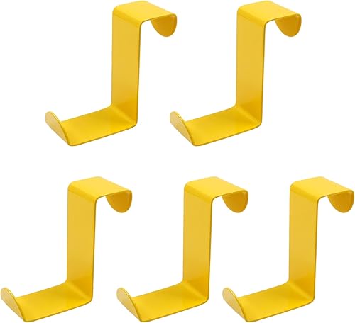 Miniatura 14 de 5 Piezas Ganchos para Puerta en Forma de Z Ganchos Colgantes de Doble Cabeza que se Adaptan a Anchos de Puerta de 3/4" y 1-1/2", Gancho Colgante