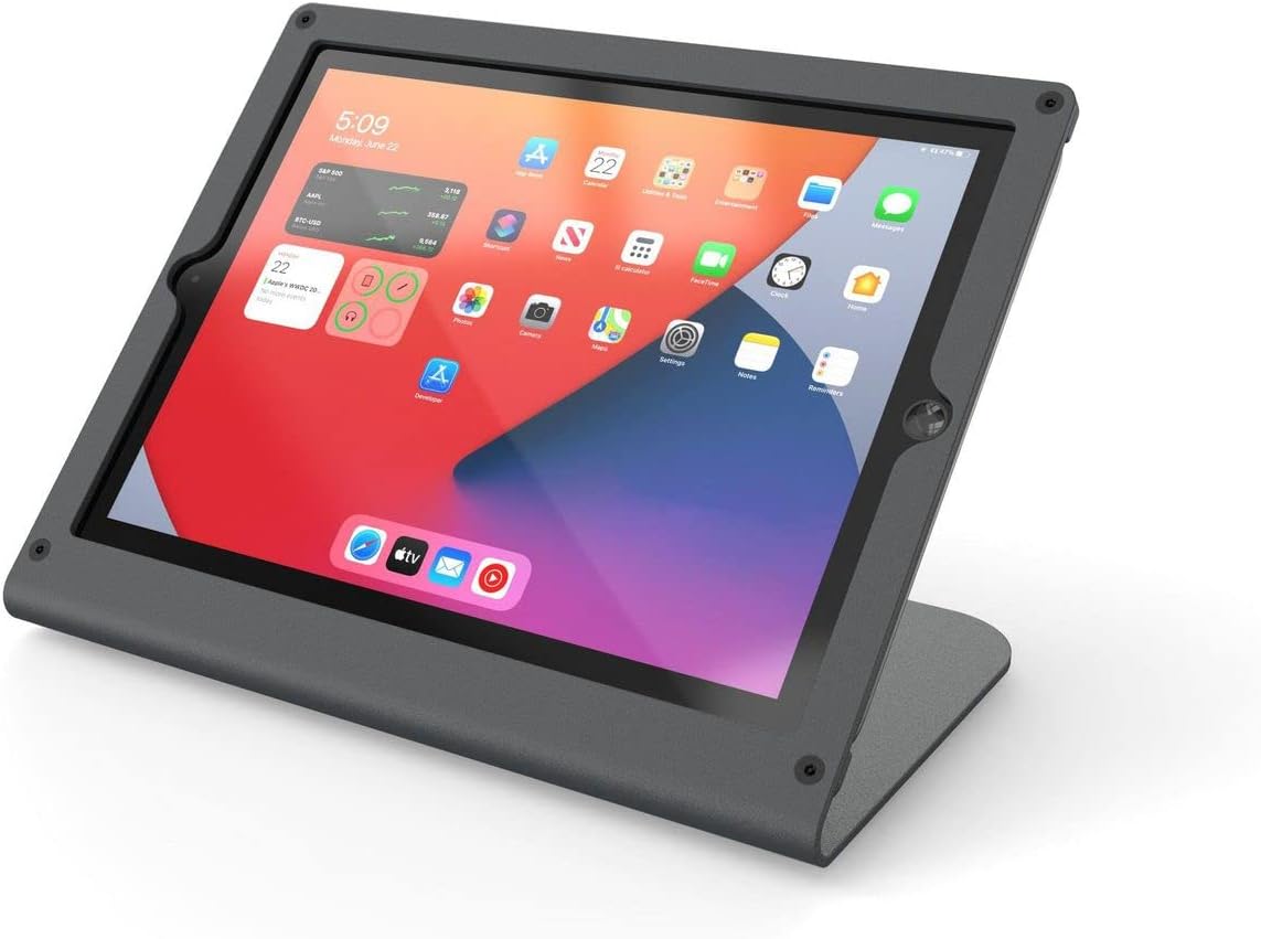 Heckler Design Stand for iPad 10.2-inch (7th Generation, 2019), H600-BG ((7th Generation, 2019) Black Grey)