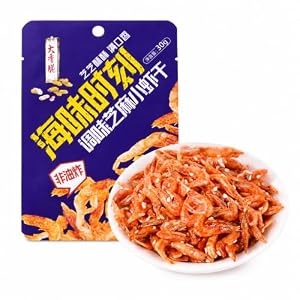 Veitech Getrocknete Garnelen, Knuspriger Sesam Snack Für Menschen, 30 g × 5