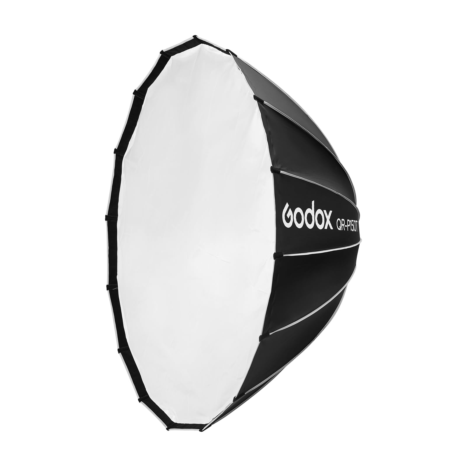 Godox QR-P150T Boîte à lumière parabolique à libération rapide avec grille en nid d'abeille, support Bowen avec diffuseur avant et intérieur sac de transport pour Godox MS300 MS300-V SK400II QT600III
