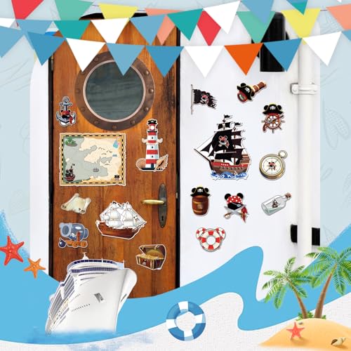 Imanes decorativos magnéticos para puerta de cabina de crucero miniatura 6