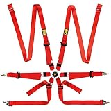 Muy buena calidad OMP Safety Arnés One 2\" Versa - Fia 8853-2016 Rojo