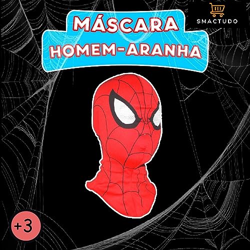 Máscara Infantil Homem Aranha Super Heróis Spider-man