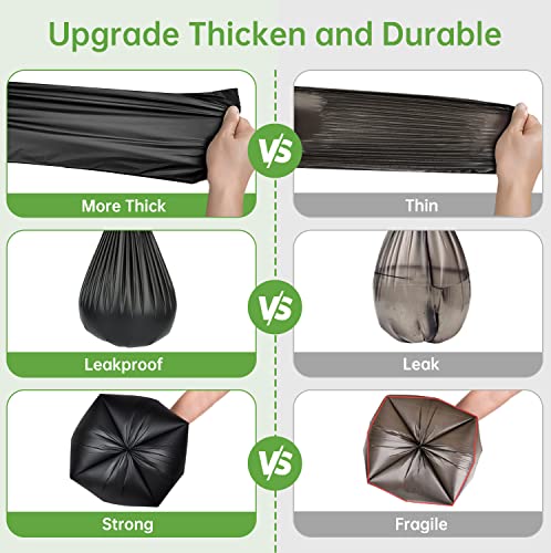 100 Portable Toilet Bags For Camping, 8 Gallon 1.3 Mil Thickened Compostable Toilet Replacement Bags For Portable Potty, Trash Bags For Outdoor Hiking Boating Car Travel #TOP3