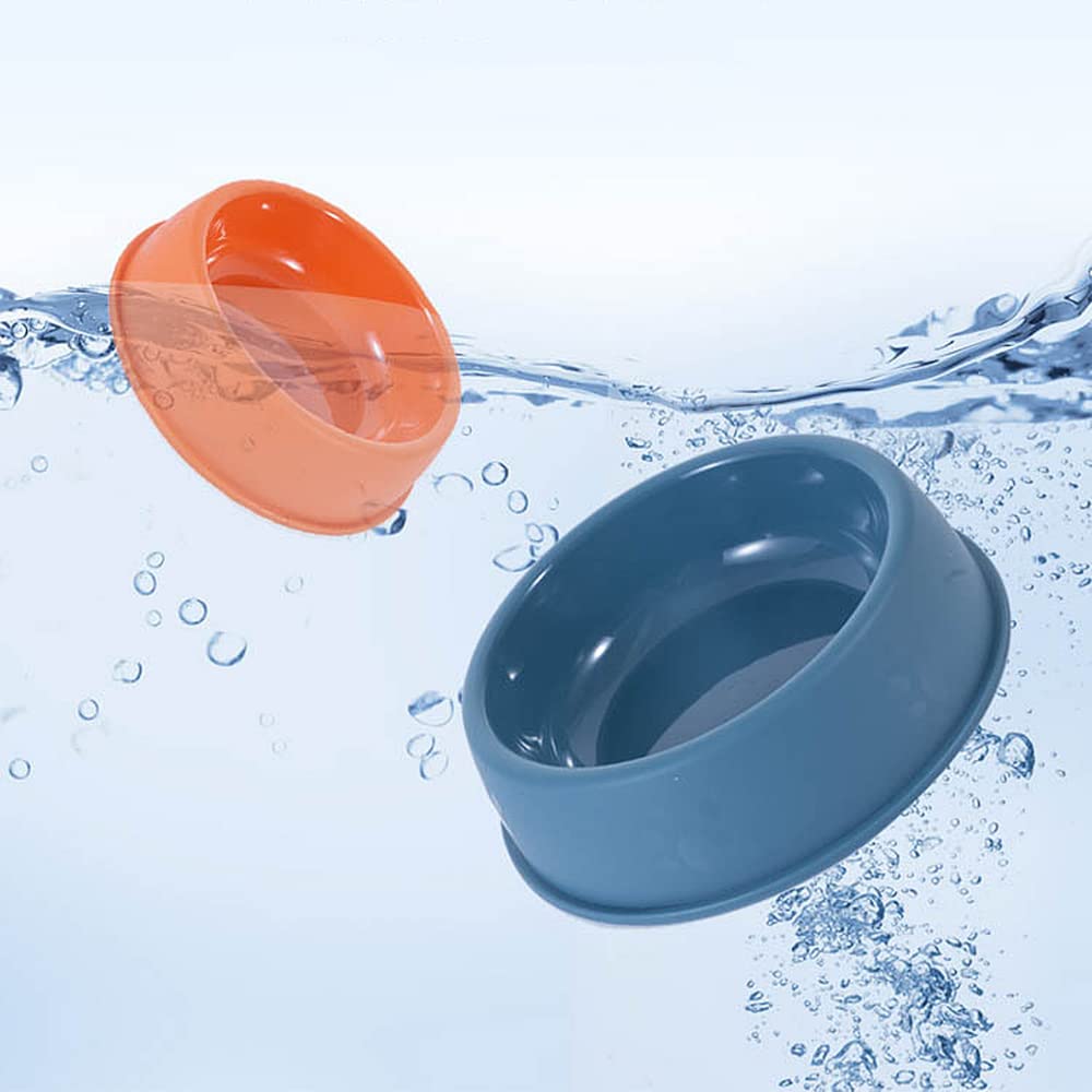 Lot De 4 Gamelles En Plastique Pour Chat/Chien - Nourriture Et Eau, Design Élégant, Facile à Nettoyer