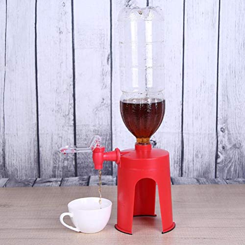 Creative Hand Pressure Carbonated Beverage Machine Coke Bottle Inverted Drinker,Carbonated Beverage Inverter,Cola Machine Fizzy Soft Soda Dispenser for All Bottle Drinks