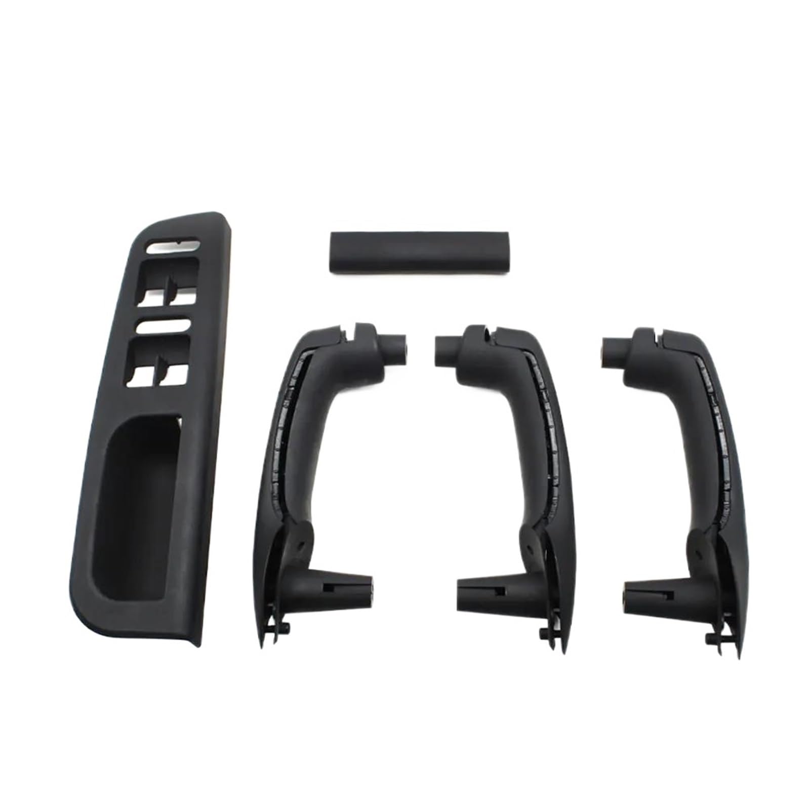Hjtedhe Black Car Door Handle Inside Panel Trim For Jetta Mk4 1999-2004 Car Interior Door Handle(Black)