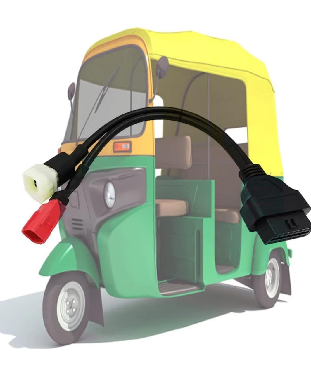 Obdking OBD Cable for Three Wheeler Auto OBD Cable for bs6 bs7-image-36