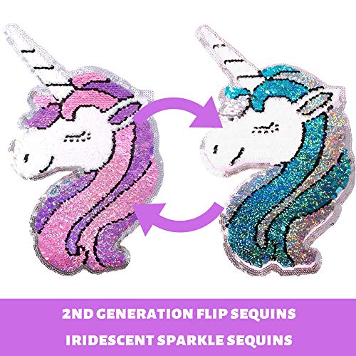 HH Family Flip Sequin Unicorn Shirt Tee for Girls 3-12 Years2