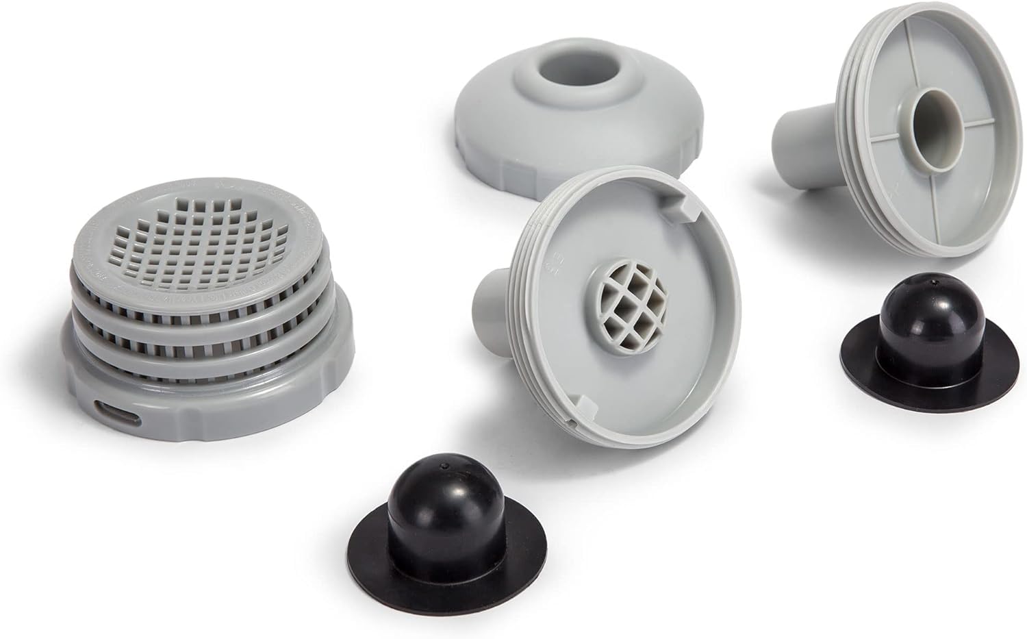 Intex Krystal Clear Sandfilteranlage 4,5 m³ für Pools bis 18.000l 26644 & Anschluss-Set Ø 32 mm - kompatibel mit Wasserbelebung
