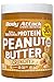Body Attack beurre de cacahuète protéiné, 1kg, pâte à tartiner sans sucre, sel ni graisse de palme - croquant, végétalien et naturel, à faible teneur en glucides avec 30% de protéines Croustillant