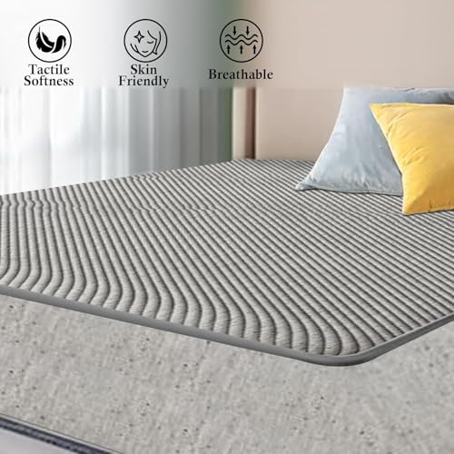 Image of Rosebell Dual Comfort Mattress t (72X47X6) Breathable Knitted Fabric 6 Inch Double Size Mattress, Medium Firm