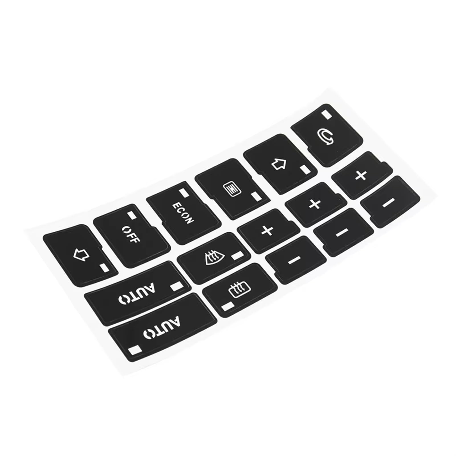 Button Repair Sticker Compatible with for A4 B6 B7 2000 2001 2002 2003 2004 Car Stickers Dashboard Button Sticker PVC Car A/C