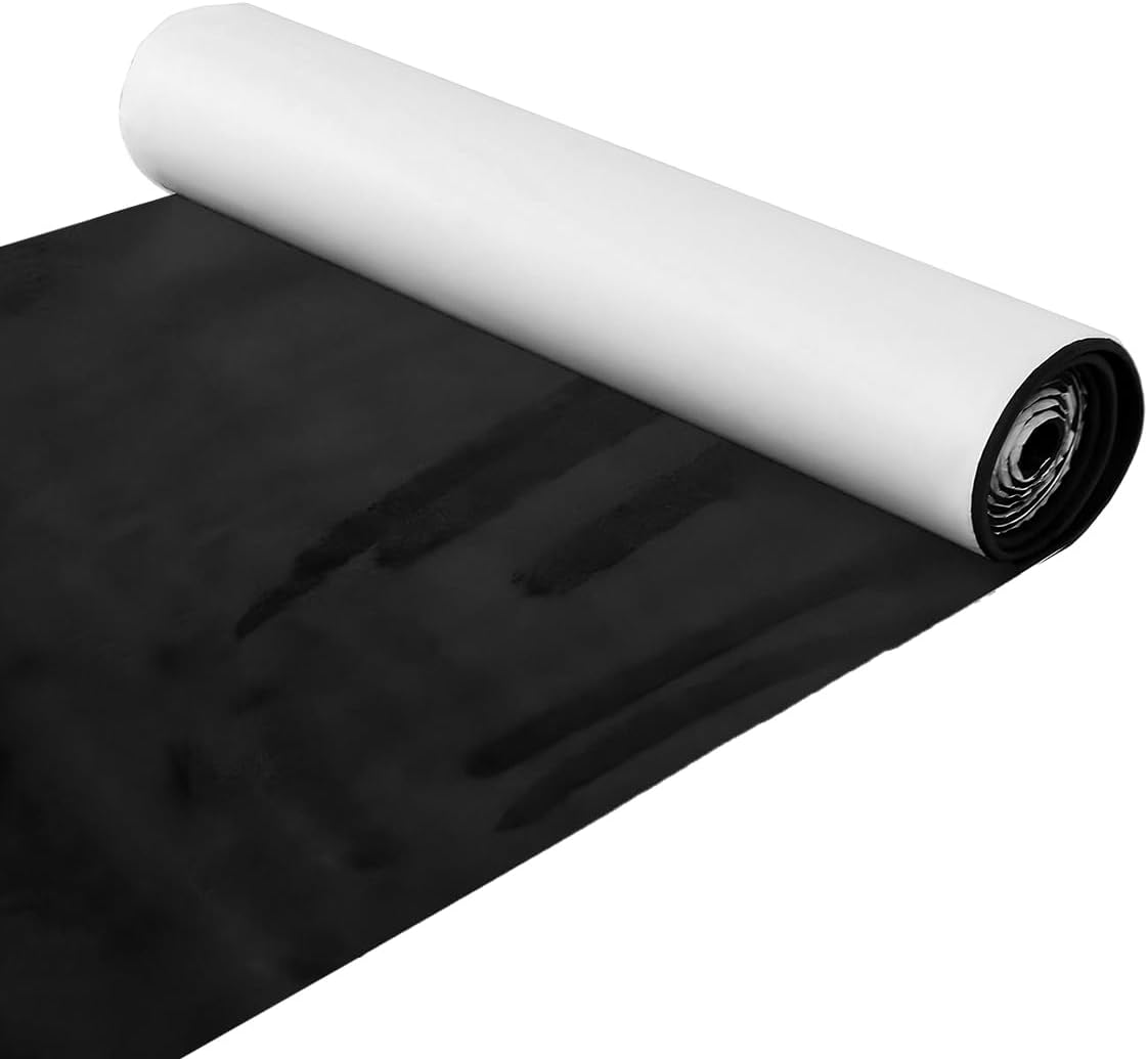 Suede Fabric Wrap, 15.8" × 58.7" Microfiber Suede Look Self-Adhesive Car Wrapping Film, DIY Elastic Stretch Film Fabric Decal Sheet for Car Interior Upholstery Furniture