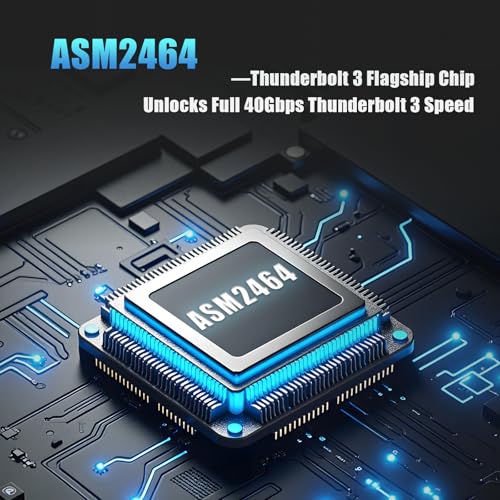 GLOTRENDS ST5115 Enclosure USB4 M.2 NVMe SSD 40Gbps miniatura 4