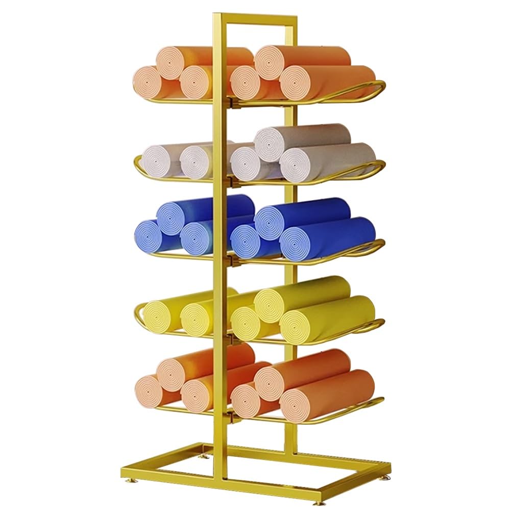 Support de tapis de yoga 10 couches pour éviter le désordre au sol