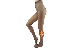Fleece-Lined Tights: Fake Translucent Warm Pantyhose for Winter