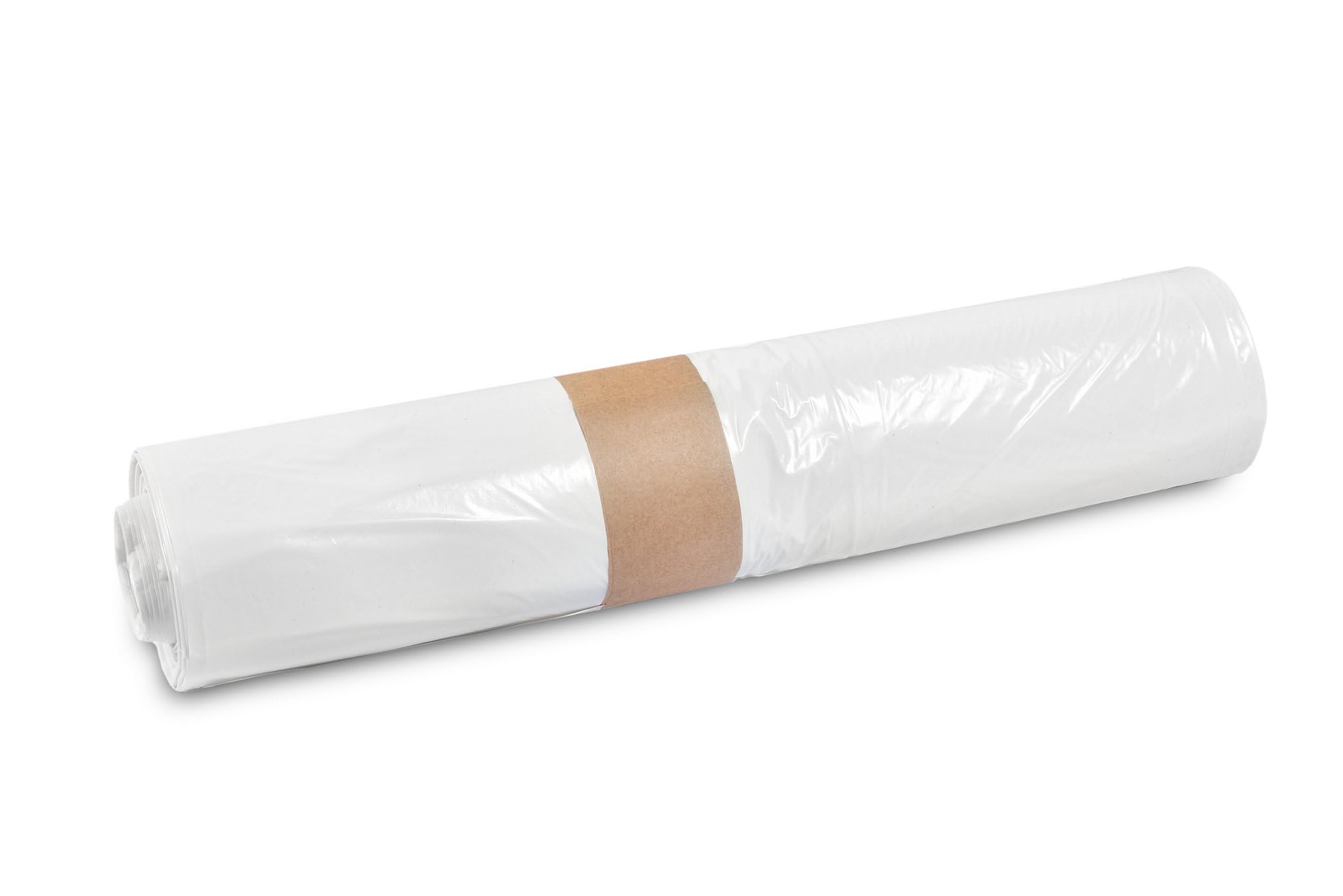 Śmieszne torby na śmieci HDPE (38,5 x 24,5 x 85 cm bardzo mocne około 90 l) 360 torebek białe