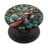 Photo Gallery maglietta eucalipto australian koala dot painting popsockets popgrip intercambiabile Photo Gallery maglietta eucalipto australian koala dot painting popsockets popgrip intercambiabile