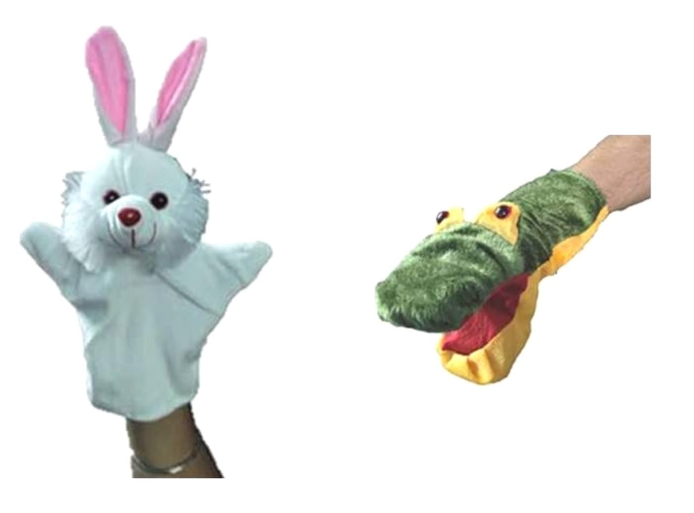 VARUSH Rabbit & Crocodile Hand Puppet | Puppet Toys for Kids, Educational Puppets, Toy Assortment for Boys & Girls, Party Favors for Shows, Playtime, Schools | Washable Hand Puppet | Pack of 2 (B0DB8GNX3Z) Amazon Price History, Amazon Price Tracker