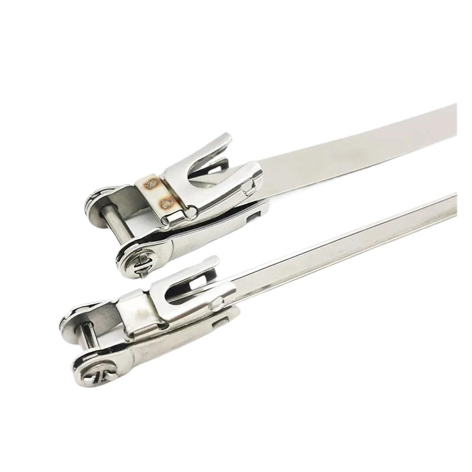 Fascette per Cavi Fascetta for Cavi Ratchet-Lokt in Acciaio Inossidabile 304, Larghezza 19 mm, Spessore 0,4 mm, Senza utensile, 19 * 500 mm, 10 Pezzi