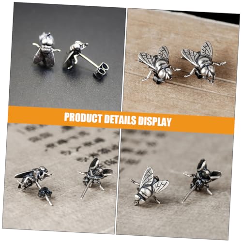 Boucles d'oreilles puces punk en métal inoxydable durable et chic - 7