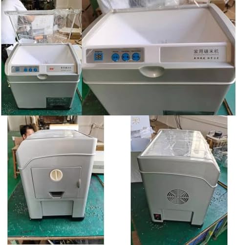 30 Kg/H Wheat Cereals Sheller, 500W Electric Rice Milling Machine, Paddy Huller Sheller Automatic Peeling Rice Dehuller for Grain Mill