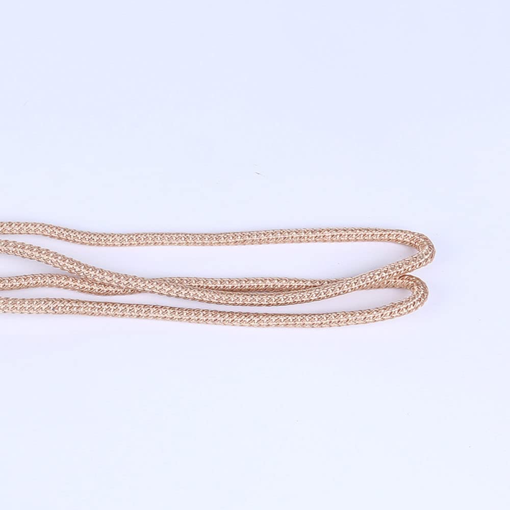Vorhangseile Tiebacks, Vorhanghalter, China Wind Polyester Vorhanggurt Hängende Ohr Hängende Kugel Vorhang Bindeseil Zubehör, 2 PCS(Gold)