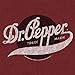 Tee Luv Men's Dr Pepper Trademark Logo T-Shirt, Brick Heather, M
