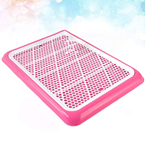 VILLCASE Portable Plastic Cat Litter Box Grid Potty for Puppy and Cat Lightweight Litter Basin Suitable for Small Spaces and Home Training - Image 9